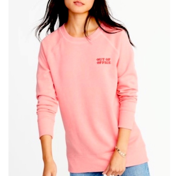 old navy pink sweatshirt